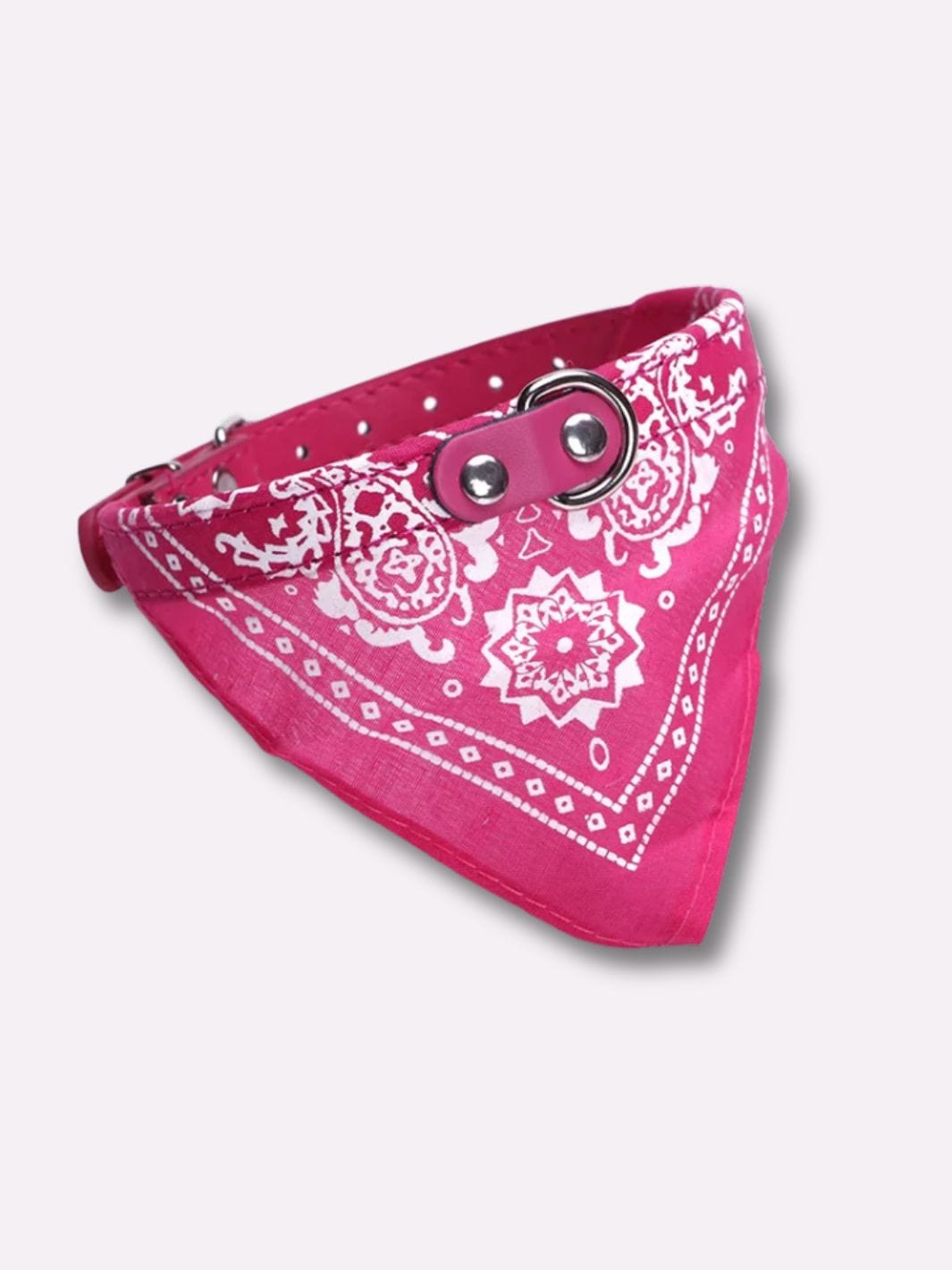 Bandana pour Chat Rose foncé / S : 23-28 cm