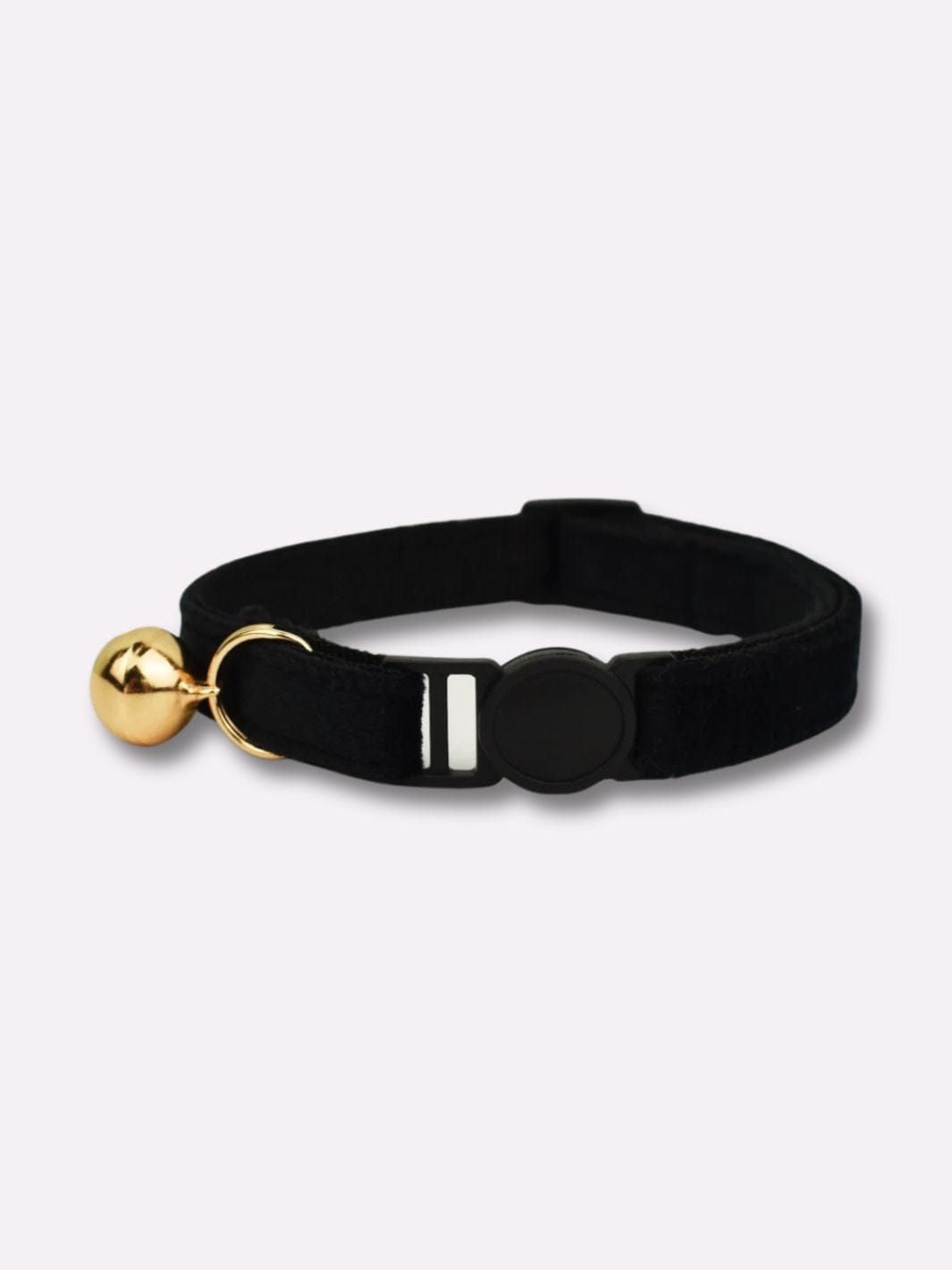 Collier Anti Étranglement pour Chat Noir / S : Tour de Cou 16-26cm