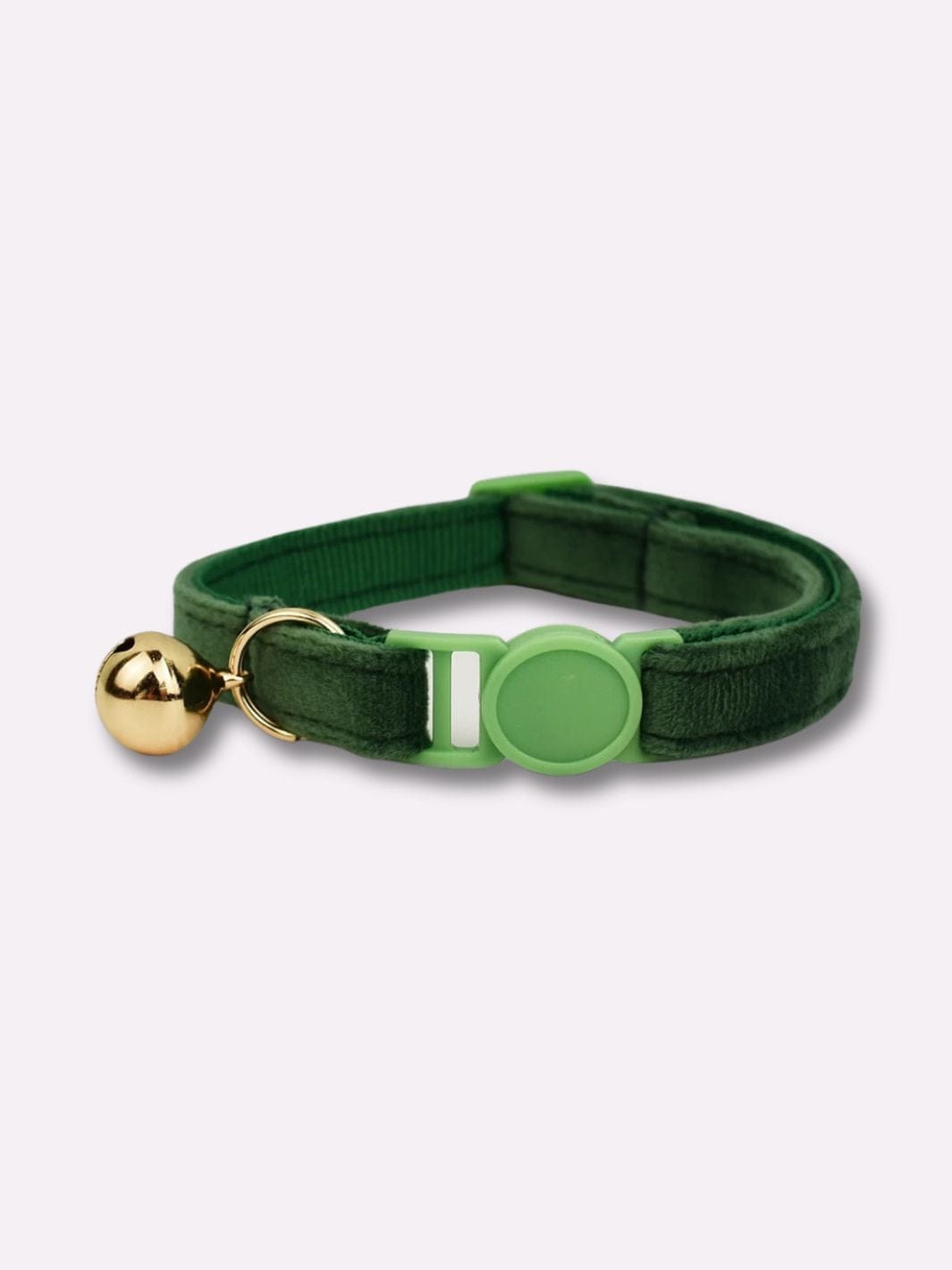 Collier Anti Étranglement pour Chat Vert / S : Tour de Cou 16-26cm