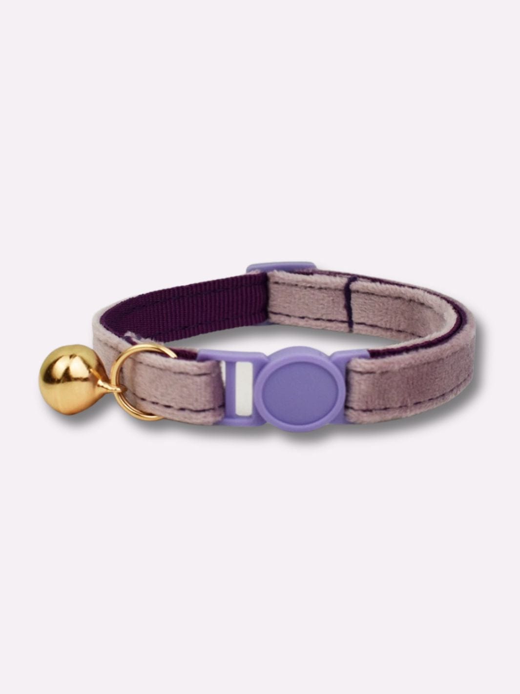 Collier Anti Étranglement pour Chat Violet / S : Tour de Cou 16-26cm