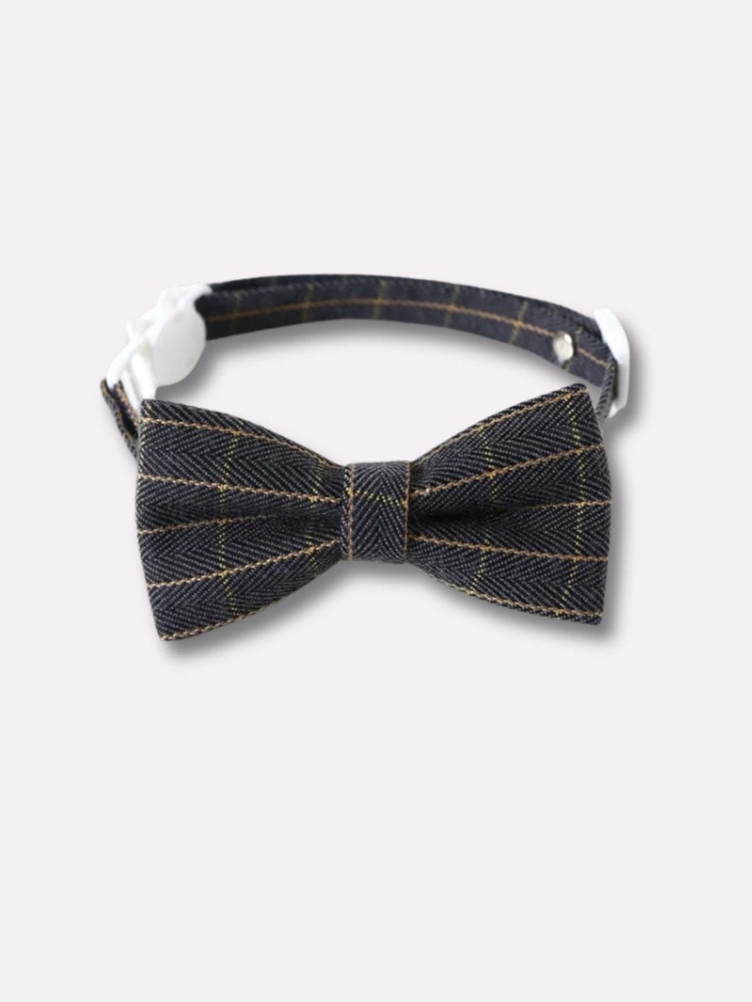 Collier Noeud Papillon pour Chat Noir / Tour de cou 17-32cm