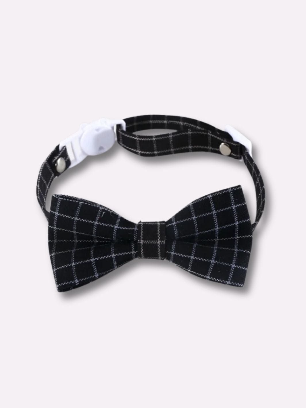 Collier Noeud Papillon pour Chat Noir / Tour de cou 17-32cm