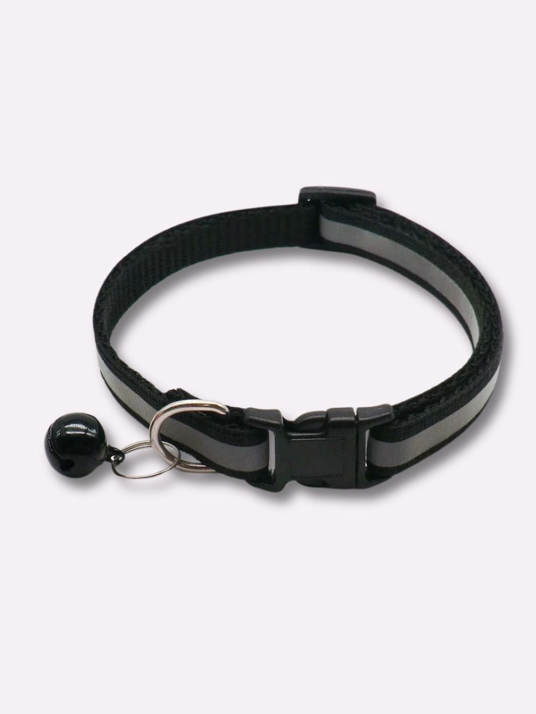 Collier Réfléchissant pour Chat 2X Noir