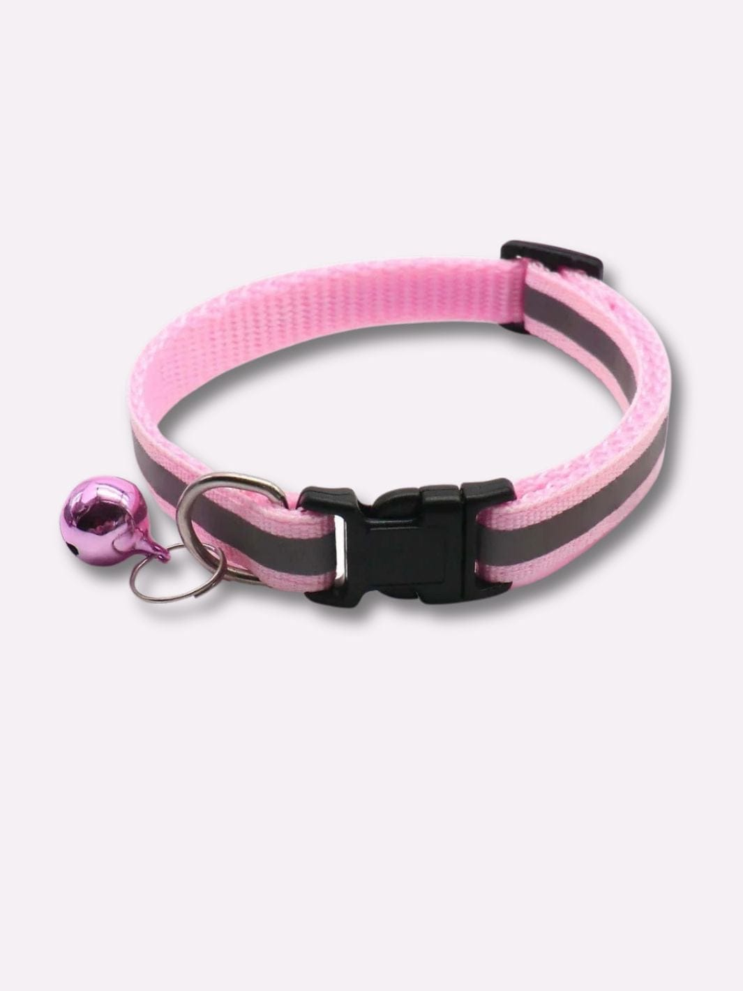 Collier Réfléchissant pour Chat 2X Rose clair