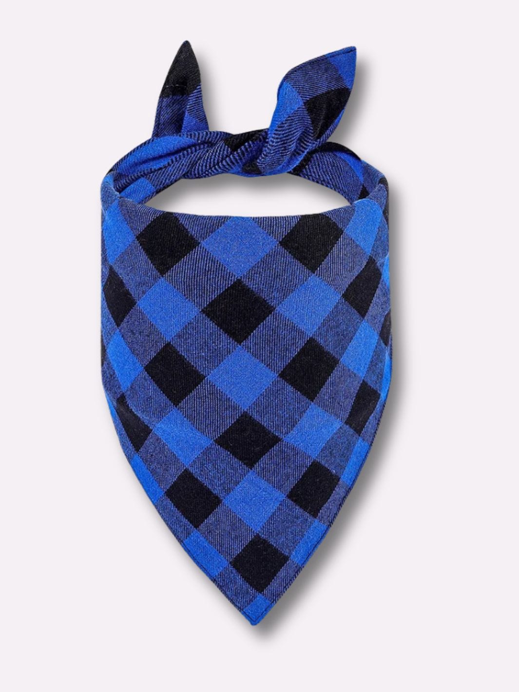Foulard pour Chien Bleu / 63 cm x 43 cm