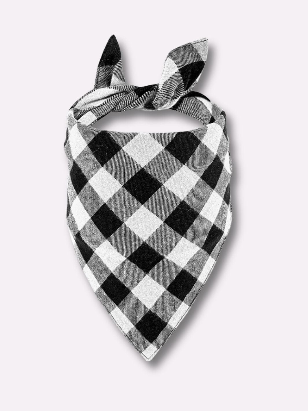 Foulard pour Chien Gris / 63 cm x 43 cm