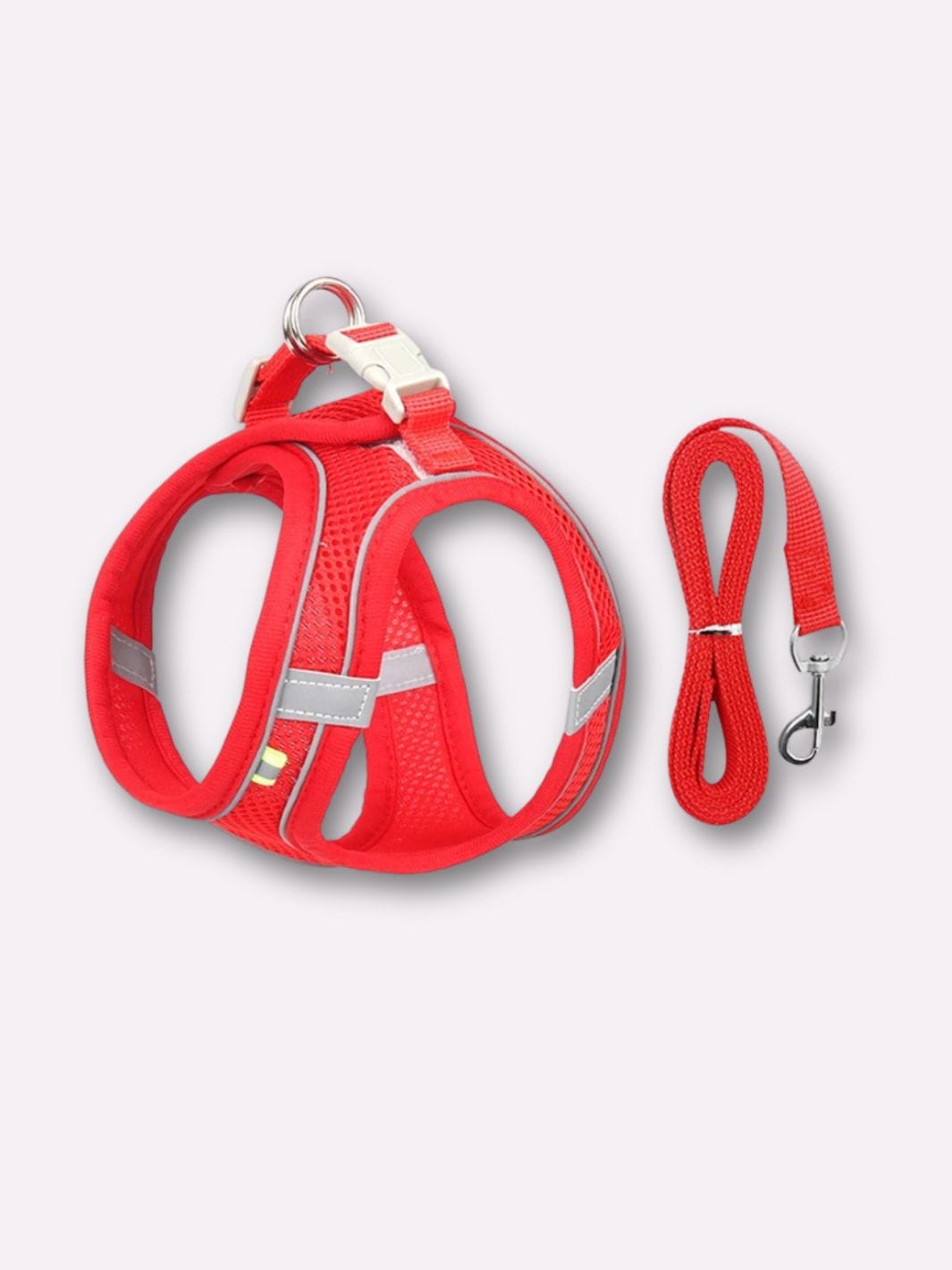 Harnais Réfléchissant pour Chat Rouge 